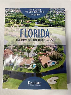 #ad Florida Real Estate Principles Practices Law 45th Edition Paperback $27.99