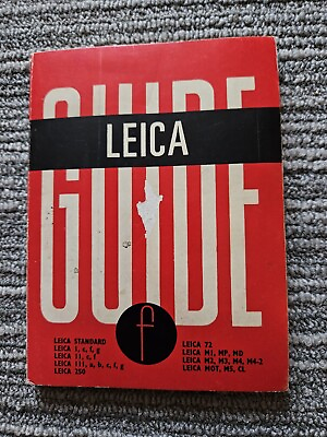 #ad Leica Guide: How To Work With Any Leica By W. D. Emanuel $32.00