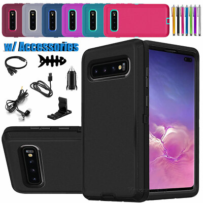 #ad For Samsung Galaxy S10e S10 Plus S10 Hybrid Rugged Shockproof Phone Case Cover $11.69