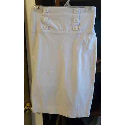 #ad White Pencil Skirt w zipper $30.00