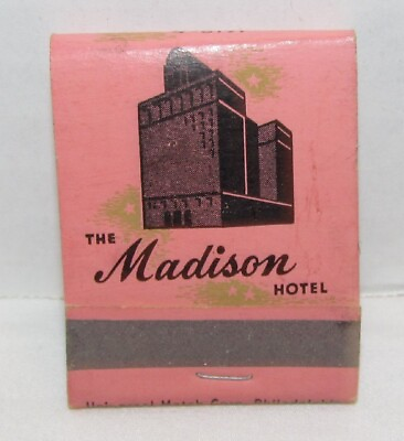 #ad The Madison Hotel Atlantic City NJ Matchbook Full $4.99