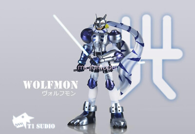 #ad T1 Studio Digimon Wolfmon Resin Statue Pre order Warrior Spirit H17cm Collection $219.11