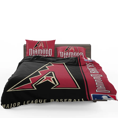 #ad Arizona Diamondbacks MLB Baseball National League Quilt Duvet Cover Set $63.99