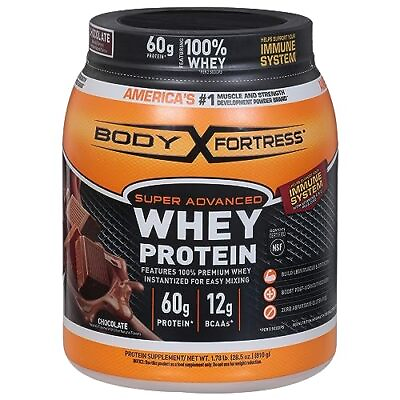#ad 100% Whey Premium Protein Powder Chocolate 1.78lbs Packaging May Vary $29.84