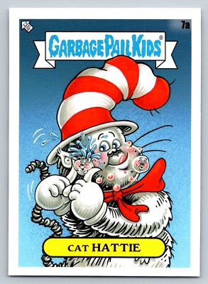 #ad Cat Hattie 2022 Book Worms Garbage Pail Kids Topps Card #7a GPK NM $1.64