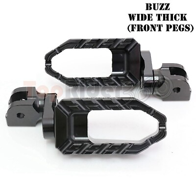 #ad 25mm Extension BUZZ Highway Front Foot Pegs For Kawasaki Z1000 SX Ninja 1000 $59.25