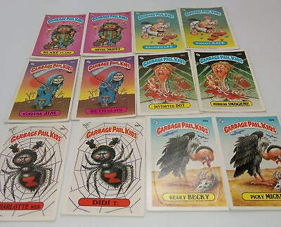 #ad 1986 Topps Garbage Pail Kids 919495969899 A and B Cards $22.49
