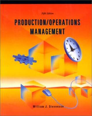 #ad ProductionOperations Management Irwin Series in Marketing Hardcover GOOD $4.48