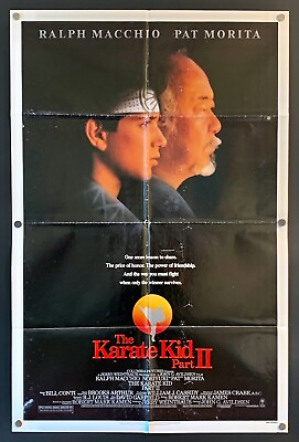 #ad The Karate Kid Part II 1986 Original 1SH Movie Poster – Good **Cobra Kai** $50.00