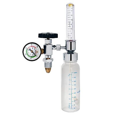#ad Life Guard Oxy Regulator With Rotameter amp; Humidifier Bottle $37.13
