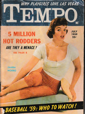 #ad Tempo July 1959..Digest sized .Baseball 1959 Who to Watch Joan Collins100 Page $22.75