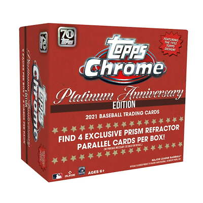2021 Topps Chrome Platinum Anniversary Base Refractor Prism You Choose $1.95