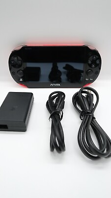 #ad USED PS Vita Pink Black PCH 2000 ZA15 SONY PlayStation Japan Tested Exe Fast $125.00
