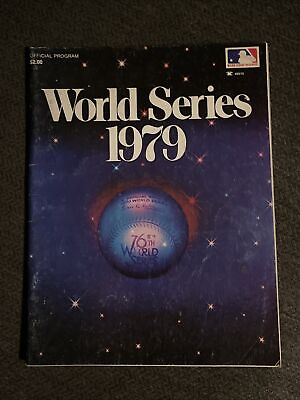 #ad 1979 Official MLB World Series Game Program Pittsburgh Pirates Baltimore Orioles $13.00