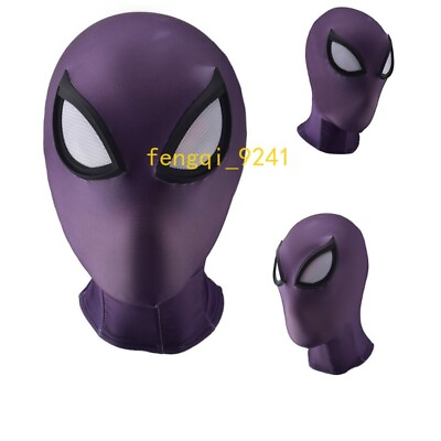 #ad Halloween Spider Man Cat Head Venom Same Mask Head Cover Cos Personalized Street $20.54