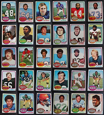 #ad VG 1976 Topps Football Cards Complete Your Set You U Pick From List 201 400 $0.99