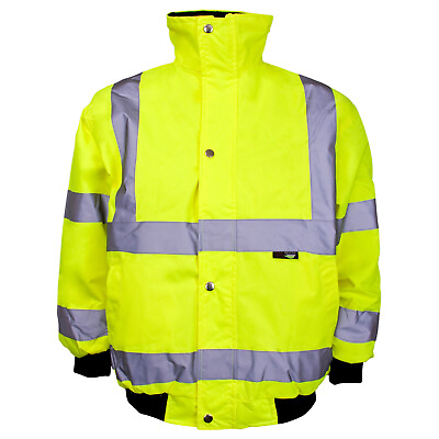 #ad Kids High Visibility Reflective Safety Hi Vis Bomber Jacket Junior Boys Girls GBP 19.99