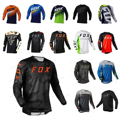#ad Motocross Mountain Enduro Bike Clothing Bicycle Hpit Fox Jersey MTB BMX X Sport $17.07