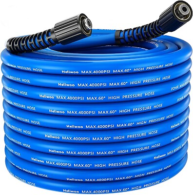 #ad Flexible Pressure Washer Hose 25FT X 1 4quot; Kink Resistant Max 4000 PSI Power $29.99