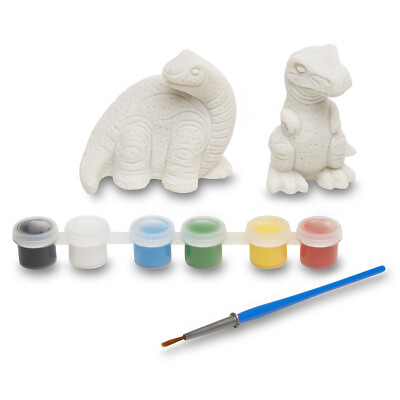 #ad Decorate Your Own Figurines Kit Dinosaur $22.31
