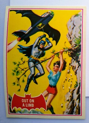 #ad 1966 89 reissue MINT Batman A Series Red Bat Logo Batman Out On A Limb #13A $5.50