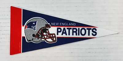 #ad Vintage NFL New England Patriots 9 Inch Mini Pennant $9.95