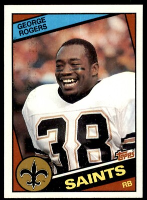 #ad 1984 Topps George Rogers #305 New Orleans Saints XpJ9yb FREE SHIPPING $1.99