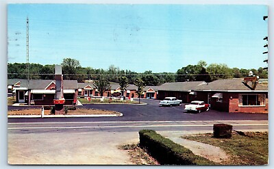 #ad Postcard Star Motel amp; Restaurant 3 mi E of Greeneville TN 1956 G201 $5.97