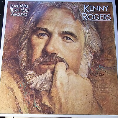 #ad Kenny Rogers Love Will Turn You Around 1982 Liberty LO51124 Vinyl Record LP $13.00