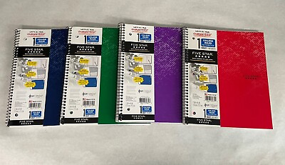 #ad Five Star 1 Subject College Ruled Spiral Notebook Choose Your Color $8.95