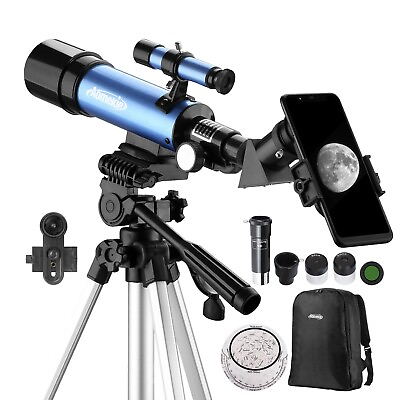 #ad 36050 Telescope with Backpack Phone Adapter High Tripod for Kids Moon Watching $49.90