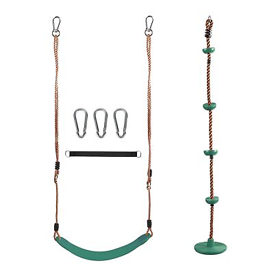 #ad RedSwing Kids Belt Swing Seat and Plastic Climbing Rope Swing for Outside Pla... $74.09