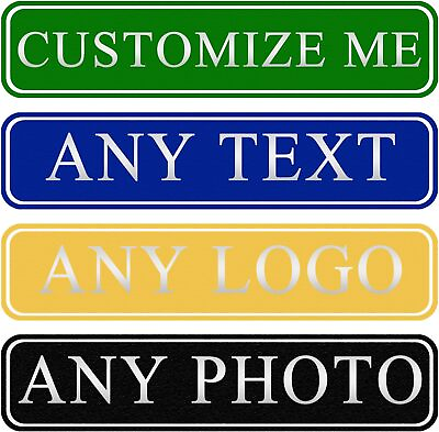 #ad Personalized name logo customized aluminum road signs new retro style $13.98