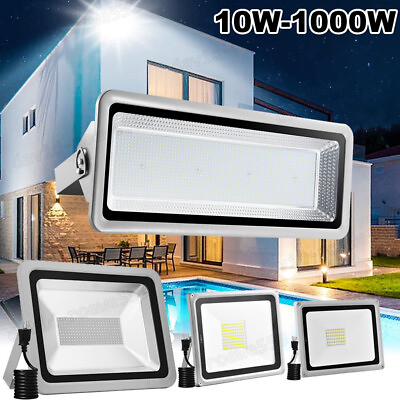 #ad 10W 20W 30W 50W 100W 150W 200W 300W 500W 800W 1000W LED Flood Light Outdoor Lamp $357.98