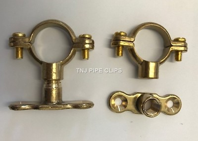 #ad Brass munsen ring Bracket 12mm 15mm 22mm 28mm 35mm 42mm 54mm Pipe Clips GBP 3.40