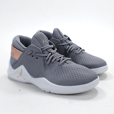 #ad #ad Jordan Air Flight Kids Gray Lace Up Basketball School Shoes Size 12CW CLEAN EUC $27.99