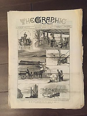 #ad quot;THE GRAPHICquot; A Beautifully Illustrated British Weekly Newspaper Aug. 271881 $30.00