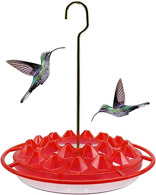 #ad 1 2Pcs Hummingbird Feeder7.87x6.69 in Hanging Hummingbird Feeder with Red Cover $12.49