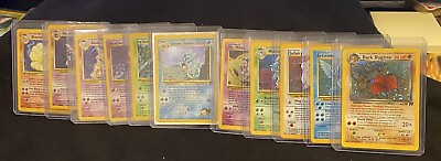 #ad 10 VINTAGE Pokemon Cards 1999 2002 1 HOLO Rare Vintage Card In Every Pack $22.00