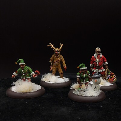 #ad Well Painted 28mm Christmas zombie miniatures wargaming sci fi damp;d Warhammer GBP 35.18
