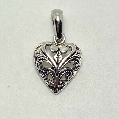 #ad .925 Sterling Silver Heart Charm $14.99