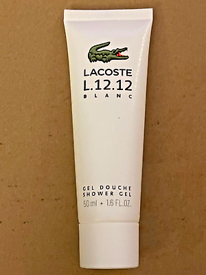#ad Lacoste L.12.12 Blanc Pure Shower Gel 50ml. 1.6fl.oz. NEW L@@K $13.99