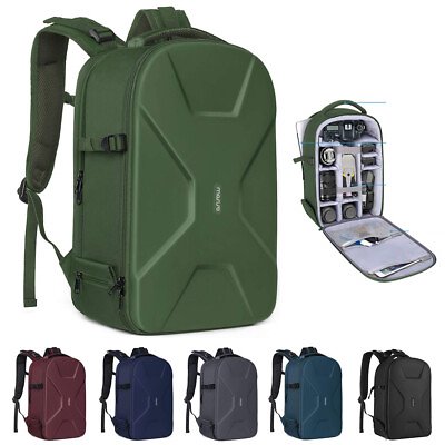 #ad 15 16 Inch Camera Backpack Bag Waterproof Mirrorless Photography Hardshell Case $67.44