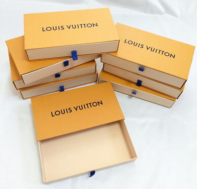 #ad Auth Louis Vuitton Gift Box 8 set for Long wallet Zippy wallet Dust Box F S VG $119.98