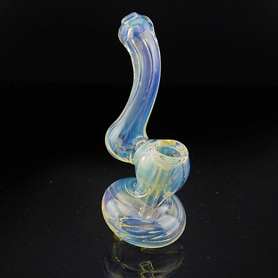 #ad 4.5quot; Handmade Thick Color Changing Bubbler Sherlock Smoking Bowl Glass Pipes $10.99