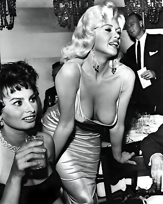 #ad Sophia Loren amp; Jayne Mansfield 8 x 10 Photo Picture Print Photograph $6.89