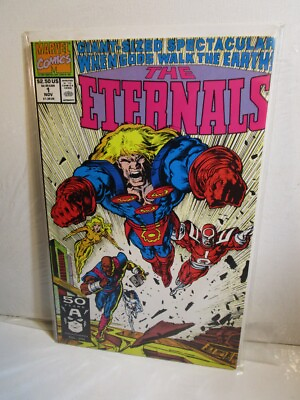 #ad Eternals #1 The Herod Factor 68 Page Giant Sized Spectacular 1991 Marvel BAGGED $6.86