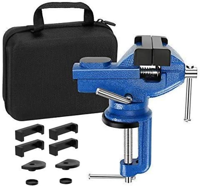 #ad Vise Universal Rotate 360° Work Clamp On Vise Table Vise Thickened Vise 3.2quot; $46.20