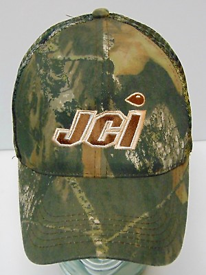 #ad JCI INDUSTRIES Wastewater Water Equipment Services CAMO SNAPBACK TRUCKER HAT CAP $11.89