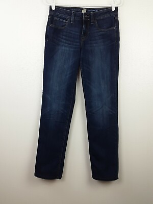 #ad Sonoma Jeans Women#x27;s 2 Curvy Straight Mid Rise 29x30 Blue Denim $12.99